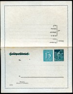 DR  PK23 / E2  Privat-Kartenbrief  MARINE ** 1922  Kat. 12,00 € - Sonstige & Ohne Zuordnung