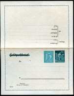DR  PK23 / E2  Privat-Kartenbrief  MARINE ** 1922  Kat. 12,00 € - Andere & Zonder Classificatie