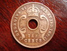 BRITISH EAST AFRICA USED TEN CENT COIN BRONZE Of 1942 - Colonia Británica