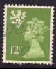 SCOTLAND GB 1980  12p  YEL/GRN USED STAMP SG S33 (E38) - Scozia