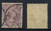 PAYS BAS  / 1891-1897 -  # 42 REINE WILHELMINE 25 C. LILAS OBLITERE (ref T410) - Usati