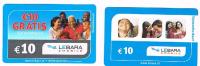 OLANDA (NETHERLANDS) - LEBARA MOBILE  (GSM RECHARGE)   - LOT OF 2 DIFFERENT         -  USED  -  RIF. 4983 - Cartes GSM, Prépayées Et Recharges