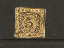 ALLEMAGNE  BADE 1851 / 52 N ° 2 Avec Charniere - Usati
