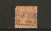 ALLEMAGNE  BADE 1861 N ° 15 Avec Charniere Dans L Etat - Gebraucht