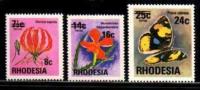 RHODESIA 1976 Def. Serie Zegels Toeslag  Mint 172-174 - Rhodesia (1964-1980)