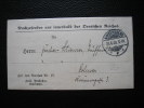 Timbre à Date KAYSERSBERG 1908 Sur Imprimé En Franchise Postale Par Abonnement - Andere & Zonder Classificatie