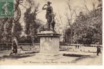 13 MARSEILLE Le Parc Borely Statue De Diane Cpa Animée - Parken En Tuinen