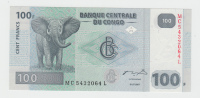 CONGO 100 FRANCS 2007 NEUF UNC - Sin Clasificación