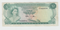 Bahamas 1 Dollar 1974 VF Crisp Banknote P 35b 35 B - Bahamas