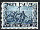 1951 - Italia 660 Cristoforo Colombo - Christophe Colomb