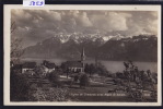 Chexbres, Vers 1928, Avec L´église Et Les Alpes De Savoie (5859) - Chexbres