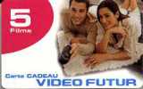 @+ Carte VIDEO FUTUR "5 FILM" - Carte Cadeau - Other & Unclassified