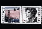 SWEDEN/SVERIGE - 1993  TONI MORRISON  PAIR  MINT NH - Unused Stamps