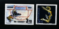 SWEDEN/SVERIGE - 1995  WORLD CHAMPIONSHIPS  SET  MINT NH - Unused Stamps