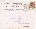 Frontal LANNION (Cotes Du Nord) 1941. Garage - Covers & Documents