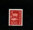NORWAY/NORGE - 1972  DEFINITIVE  1 K. RED    MINT NH - Unused Stamps
