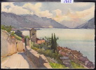 St.-Saphorin Peint à L´aquarellel Par Marc ; Grand Format 10 /15 (5883) - Saint-Saphorin