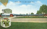 USA – United States – Syl-va-lane Motel, Sylvania, Ga, 1920s-1930s Unused Postcard [P5759] - Other & Unclassified