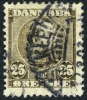 Denmark #67 Used 25o Brown From 1905 - Oblitérés