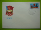 Russia USSR 1981 60th Anniv Kabardino - Balk.  ASSR Flag Coat Of Arms FDC # - FDC