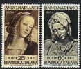 1954 - Italia 751/52 Quadro E Scultura Della Madonna - Tableaux