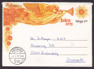 Norway Postal Stationery Ganzsache Entier 1.25 Kr Postbrev Julen 1978 From ÅNEBY (No Cds.) KØBENHAVN 2.2.1979 (Arrival) - Entiers Postaux