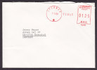 Norway Deluxe No. 6207 LYSAKER 1980 Meter Stamp Cover To BRØNSHØJ Denmark - Lettres & Documents