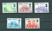 Zaïre:1066/ 1070 ** - Unused Stamps