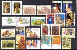 Australia, Lot Of 24 Stamps, Christmas (o), Used, - Collections