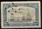 JAMAICA 1921 - 6d MINT - BLUE CENTRE INSTEAD OF BLACK - Giamaica (...-1961)