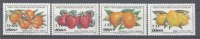 1979 Cipro Turca,  Serie Ordinaria Soprastampata Frutta , Serie Completa Nuova (**) - Unused Stamps