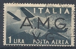 1945-47 TRIESTE AMG VG USATO POSTA AEREA 1 £ - 9059-2 - Used