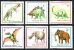 HUNGARY - 1990. Prehistoric Animals - MNH - Ungebraucht