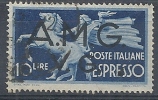 1946 TRIESTE AMG VG USATO ESPRESSO 10 £ - RR9060-5 - Gebraucht