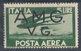 1945-47 TRIESTE AMG VG  POSTA AEREA 5 £ MH * - 9064-3 - Neufs