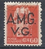 1945-47 TRIESTE AMG VG  USATO IMPERIALE 60 C - RR9066-3 - Gebraucht