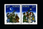 NORWAY/NORGE - 1991  CHRISTMAS  PAIR  MINT NH - Unused Stamps