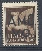 1945-47 TRIESTE AMG VG  POSTA AEREA 50 C MNH ** 9069-2 - Mint/hinged