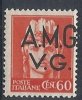 1945-47 TRIESTE AMG VG 60 CENT MNH ** Varietà - R9073-2 - Mint/hinged