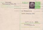 059j: Ostmark- Beleg Pfarramt Fischamend 17.11.1938, Postkarte Geknickt - Lettres & Documents