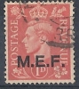 1943-47 OCC. INGLESE MEF USATO 1 P - RR9011-2 - Ocu. Británica MEF