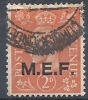 1943-47 OCC. INGLESE MEF USATO 2 P - RR9013 - Britische Bes. MeF