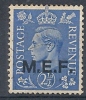 1943-47 OCC. INGLESE MEF USATO 2 1/2 P - RR9013 - Occ. Britanique MEF