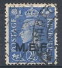 1943-47 OCC. INGLESE MEF USATO 2 1/2 P - RR9013-2 - Ocu. Británica MEF