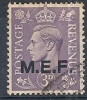 1943-47 OCC. INGLESE MEF USATO 3 P - RR9013-2 - Occ. Britanique MEF