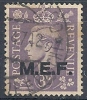 1943-47 OCC. INGLESE MEF USATO 3 P - RR9013-5 - Britse Bezetting MEF