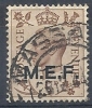 1943-47 OCC. INGLESE MEF USATO 5 P - RR9014-5 - Occ. Britanique MEF