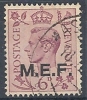 1943-47 OCC. INGLESE MEF USATO 6 P - RR9014-4 - Britische Bes. MeF