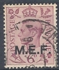 1943-47 OCC. INGLESE MEF USATO 6 P - RR9014-7 - Britische Bes. MeF