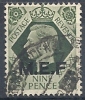 1943-47 OCC. INGLESE MEF USATO 9 P - RR9015-5 - Occ. Britanique MEF